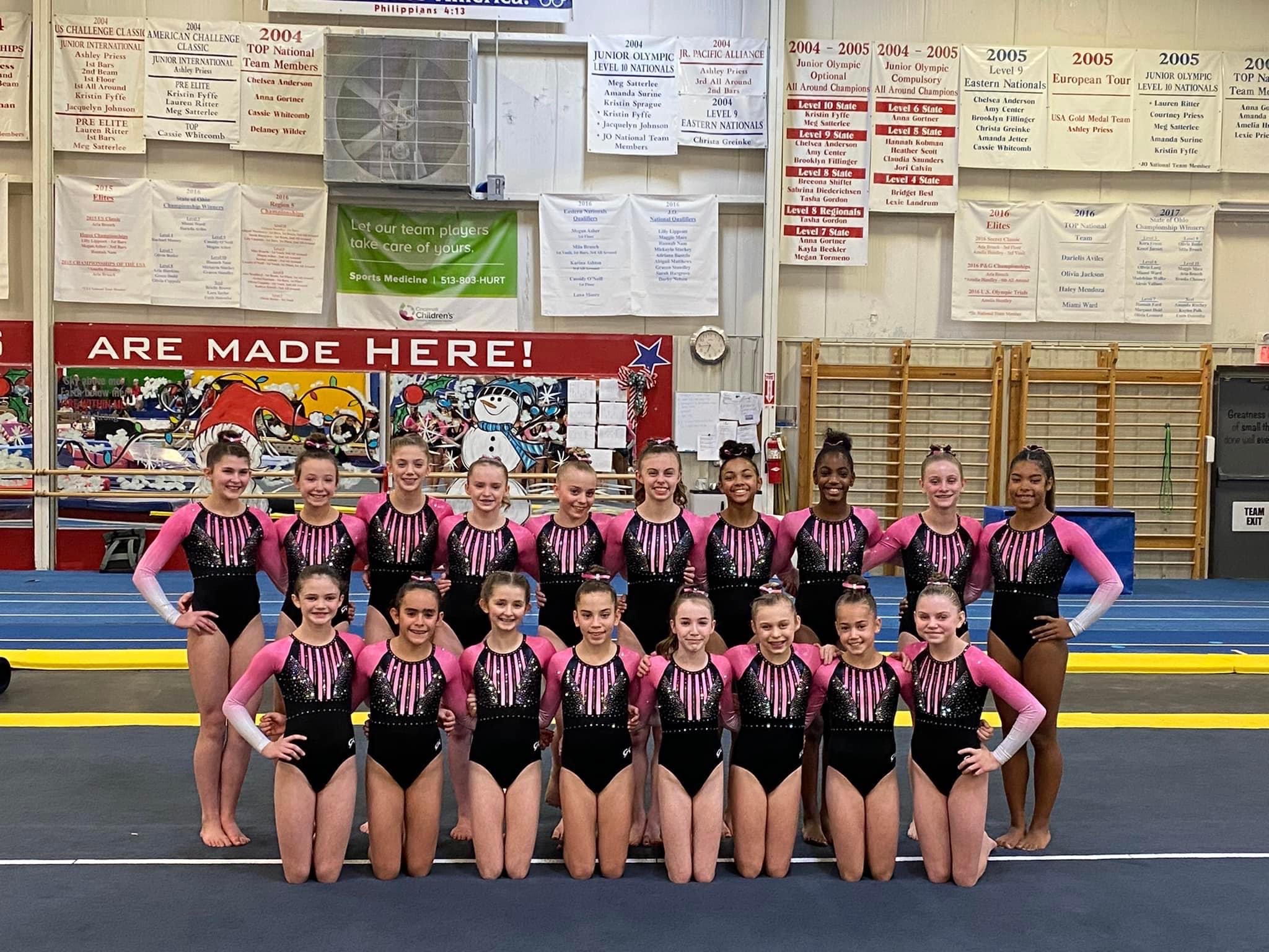 Optional Team Cincinnati Gymnastics Home of Olympic Champions (513) 8603082 Gymnastics